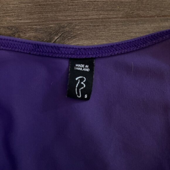 Bloch Purple Dance Camisole with Built-In Bra – Size S - Picture 4 of 7